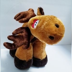 Vintage Dan Dee Christmas Plush Stuffed Animal - Reindeer Moose
